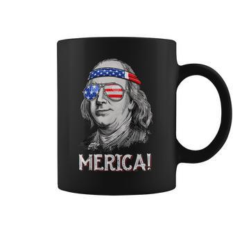 Ben Drankin Merica 4Th Of July Benjamin Franklin Men Women Franklin Funny Gifts Coffee Mug | Mazezy