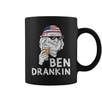 Ben Drankin Stoner Benjamin Franklin Thug Weed 4Th Of July Coffee Mug | Mazezy