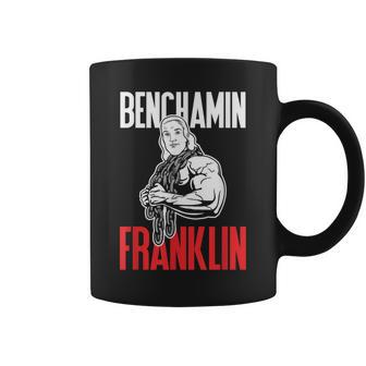 Benchamin Franklin Workout Weight Lifting Coffee Mug | Mazezy