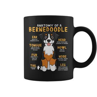 Bernedoodle Anatomy Funny Dog Mom Dad Cute Gift Gift For Womens Gifts For Mom Funny Gifts Coffee Mug | Mazezy UK
