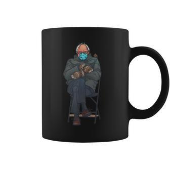 Bernie Sanders Mittens Meme Inauguration Meme Funny Gifts Coffee Mug | Mazezy