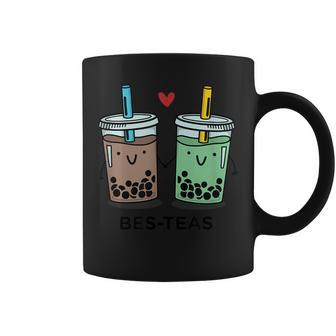Bes-Teas - Besties Best Friends Bubble Tea Boba Cute T Coffee Mug | Mazezy