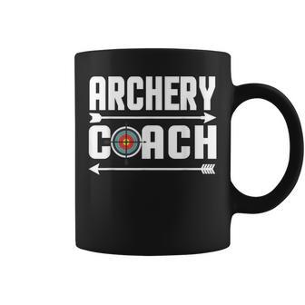 Best Archery Coach Archer Target Board Teacher Coffee Mug | Mazezy
