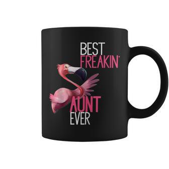 Best Aunt Ever Funny Flamingo Auntie Flamingo Funny Gifts Coffee Mug | Mazezy