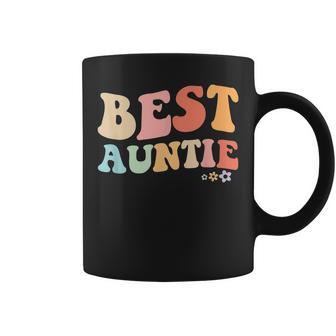 Best Auntie Vintage Floral Design To Auntie From Niece Coffee Mug - Seseable