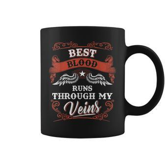 Best Blood Runs Through My Veins Family Christmas Coffee Mug - Seseable