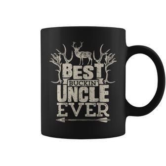 Best Buckin Uncle Ever T Hunting Hunter Bucking Gift Hunter Funny Gifts Coffee Mug | Mazezy