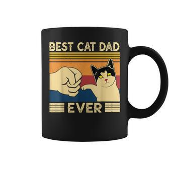 Best Cat Dad Ever Vintage Cat Daddy Father Day Gifts Coffee Mug | Mazezy