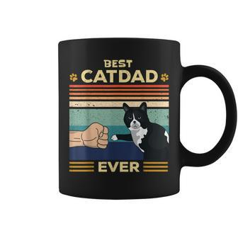 Best Cat Dad Ever Vintage Retro Cat Gifts Men Fathers Day Coffee Mug | Mazezy