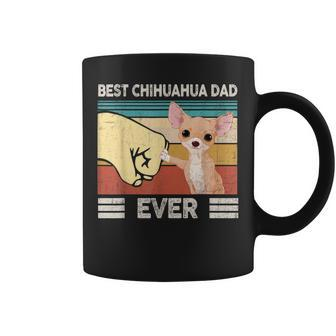 Best Chihuahua Dad Ever Retro Vintage Dad Fathers Day Gifts Gift For Mens Coffee Mug | Mazezy