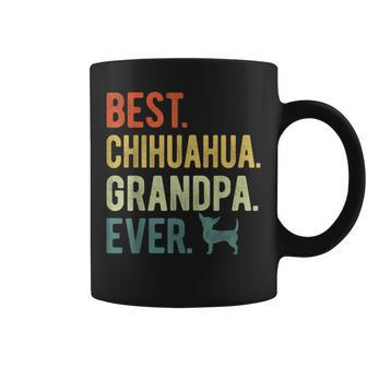 Best Chihuahua Grandpa Ever Dog Lovers Fathers Day Coffee Mug - Seseable
