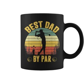 Best Dad By Par  Fathers Day Golfing Coffee Mug