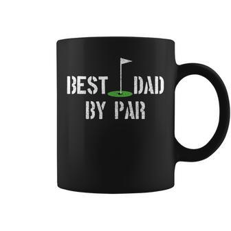 Best Dad By Par Funny Golf Dad Fathers Day Gift Coffee Mug | Mazezy