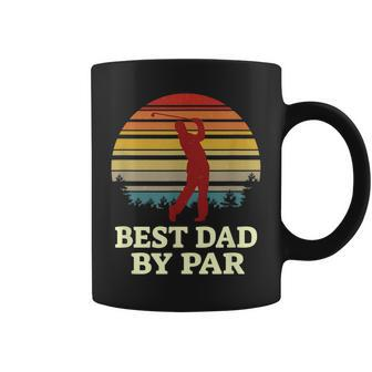Best Dad By Par Funny Golfing Gift Daddy Father Loves Golf Coffee Mug | Mazezy