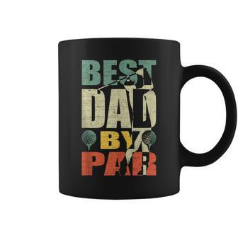 Best Dad By Par Golf Lover Fathers Day Golfer Daddy Papa Coffee Mug | Mazezy