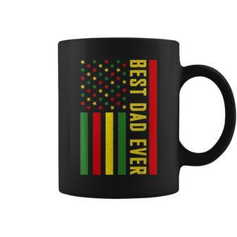 Best Dad Ever American Flag Junenth Fathers Day Coffee Mug | Mazezy