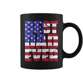 Best Dad Ever American Flag Retro Vintage Father’S Day Gift For Mens Coffee Mug | Mazezy