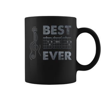 Best Dad Ever Guitar Chords Guitarist Father Fathers Day Coffee Mug | Mazezy