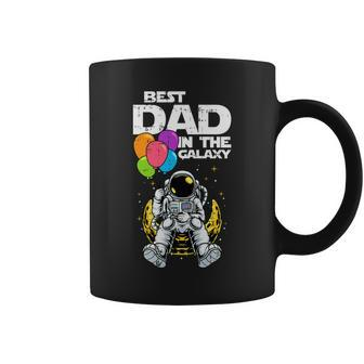 Best Dad In The Galaxy Fathers Day Cool Astronaut Space Dad Gift For Women Coffee Mug | Mazezy