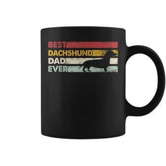 Best Dog Dad Ever - Father Wiener Sausage Dog Dachshund Coffee Mug - Seseable