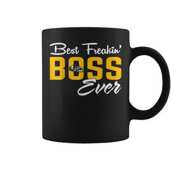 Best Freakin Boss Ever Trucker Gift For Father Day Gift For Mens Coffee Mug | Mazezy
