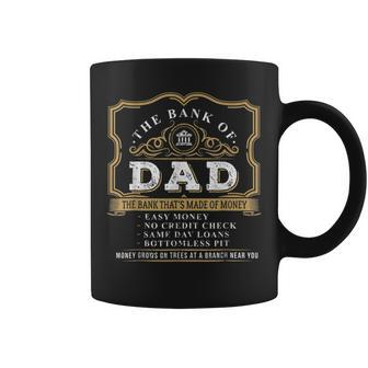 Best Funny Fathers Day Gift 2021 The Bank Of Dad Coffee Mug | Mazezy