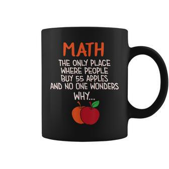 Best Math Teacher Joke Humor Science Fun Math Pun Coffee Mug - Monsterry