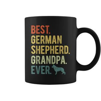 Best German Shepherd Grandpa Ever Dog Lovers Fathers Day Coffee Mug | Mazezy