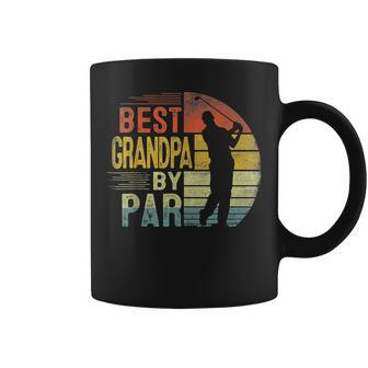 Best Grandpa By Par Daddy Fathers Day Gift Golf Lover Golfe Coffee Mug | Mazezy