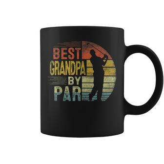 Best Grandpa By Par Daddy Fathers Day Gift Golf Lover Golfer Gift For Mens Coffee Mug | Mazezy