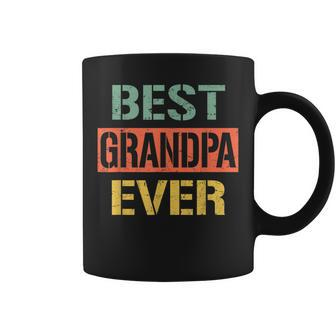 Best Grandpa Ever Gift Grandpa 2023 For Fathers Day Retro Coffee Mug | Mazezy