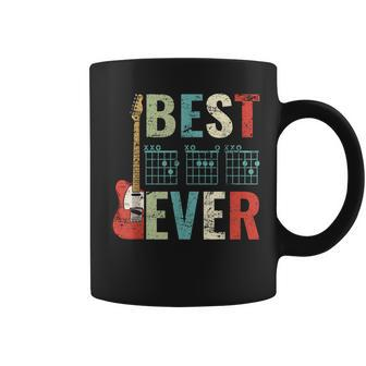 Best Guitar Dad Ever Guitar Chords For Guitar Lovers Coffee Mug - Seseable