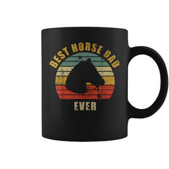 Best Horse Dad Ever Vintage Fathers Day Funny Horse Lover Coffee Mug | Mazezy