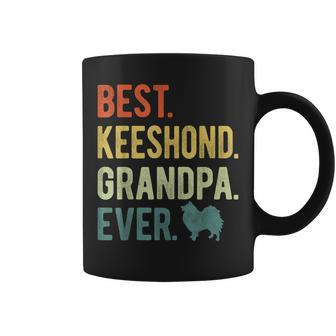 Best Keeshond Grandpa Ever Dog Lovers Fathers Day Coffee Mug | Mazezy