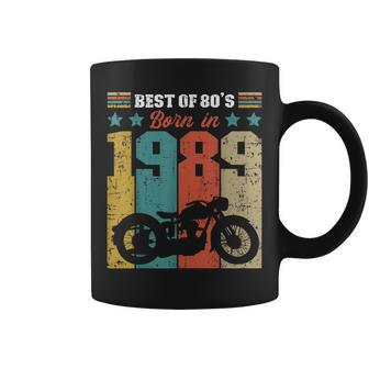 Best Of 80S Born In 1989 Vintage Motorcycle Rider Coffee Mug | Mazezy