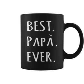 Best Papa Ever With Grave Accent Italian Dad T Coffee Mug | Mazezy