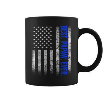 Best Papaw Ever Us Amarican Flag Dad Grandpa Fathers Day Gift For Mens Coffee Mug | Mazezy DE