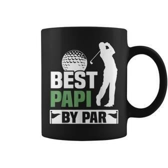 Best Papi By Par Golf Grandpa Fathers Day Coffee Mug | Mazezy