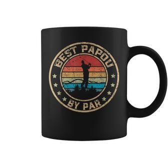 Best Papou By Par Fathers Day Golf Golfing Coffee Mug | Mazezy DE
