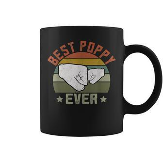 Best Poppy Ever Funny Happy Fathers Day Grandpa Gift For Mens Coffee Mug | Mazezy