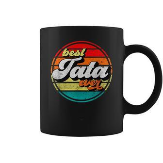 Best Tata Ever Fathers Day Grandpa Vintage Retro Cool Funny Coffee Mug | Mazezy