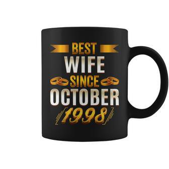Best Wife Since October 1998 Funny 22Th Anniversary Wife Funny Gifts For Wife Coffee Mug | Mazezy
