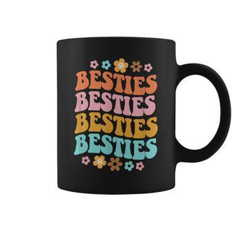 Bestie Groovy Theme Bff Cute Baby Girl Best Friends Sweetie Coffee Mug - Thegiftio UK