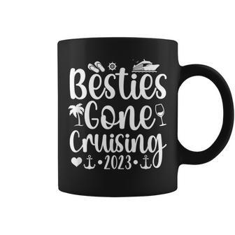 Besties Gone Cruising 2023 Cruise Trip Besties Vacation Coffee Mug - Thegiftio UK