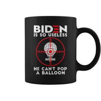 Biden Cant Pop A Balloon Sarcastic Chinese Spy Surveillance Coffee Mug | Mazezy CA