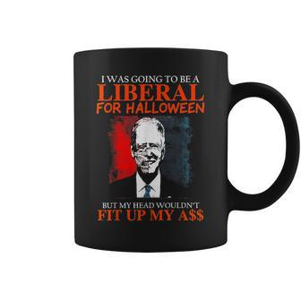 Biden I Was Going To Be A Liberal For Halloween Zombie Coffee Mug - Monsterry DE