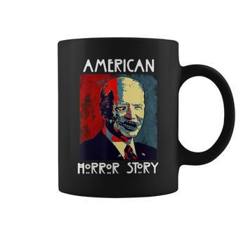 Biden Horror American Zombie Story Halloween Retro Vintage Coffee Mug | Mazezy
