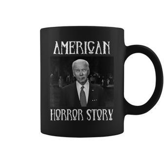 Biden Horror American Zombie Story Halloween Retro Vintage Halloween Funny Gifts Coffee Mug | Mazezy