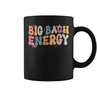 Big Bach Energy Bachelorette Party Bridal Retro Groovy Coffee Mug - Seseable