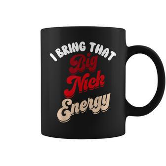 Big Nick Energy Santa Xmas Christmas St Nick Coffee Mug - Seseable